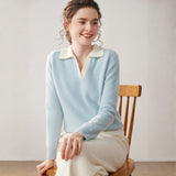 Equinox – Cashmere Wool Polo Sweater - Hilltop Nord