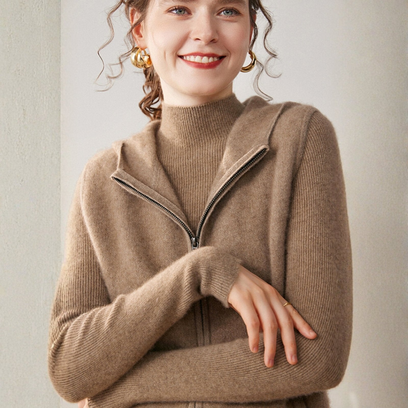 Emberford – Cashmere Wool Hooded Vest - Hilltop Nord