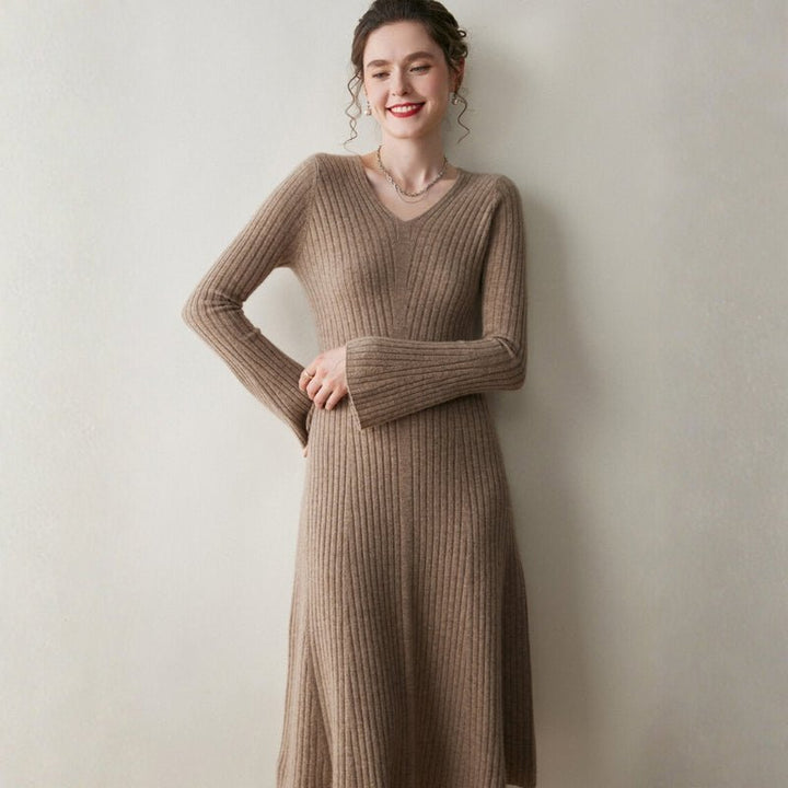 Fjordline – Cashmere Wool Dress - Hilltop Nord
