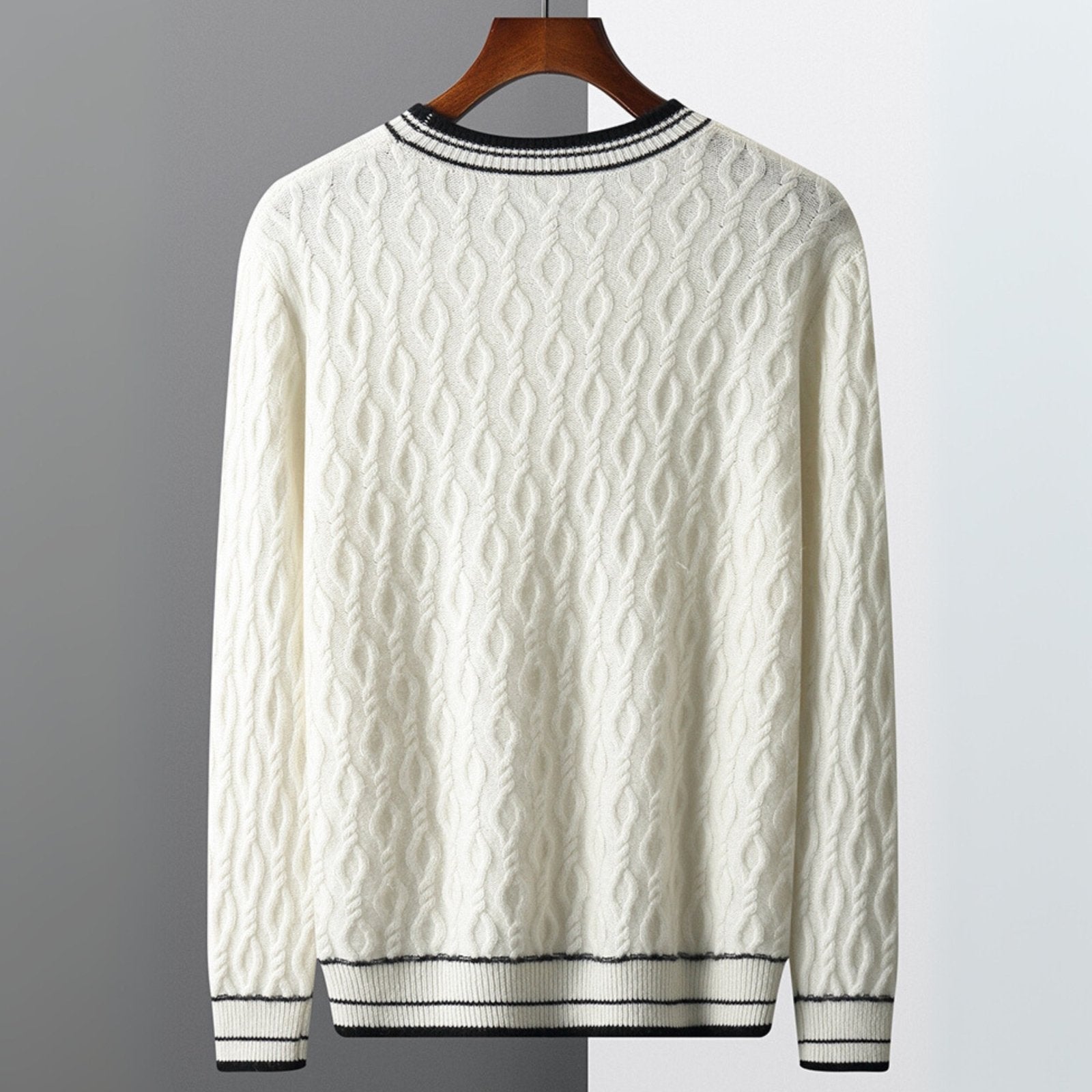 Timberline – Wool Cable Sweater - Hilltop Nord