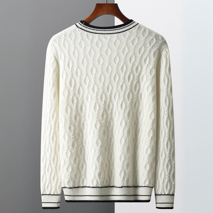 Timberline – Wool Cable Sweater - Hilltop Nord