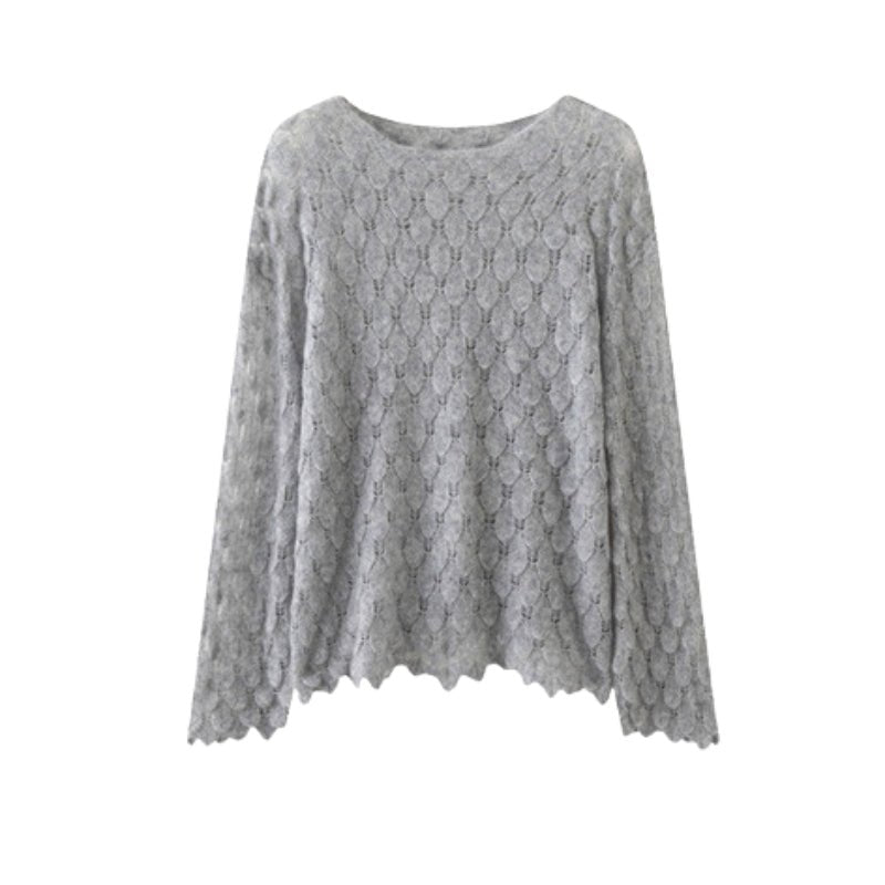 Scaleweave – Cashmere Wool Sweater - Hilltop Nord