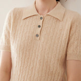 Solstice – Cashmere Wool Polo - Hilltop Nord