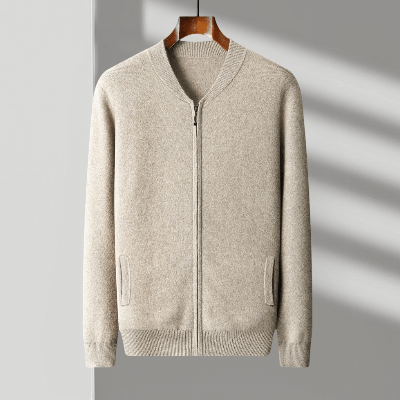 Fairmont - Wool Zip Cardigan - Hilltop Nord