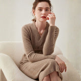 Mistveil – Cashmere Wool Dress - Hilltop Nord