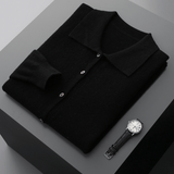 Sanford - Wool Button - Up Polo Cardigan - Hilltop Nord