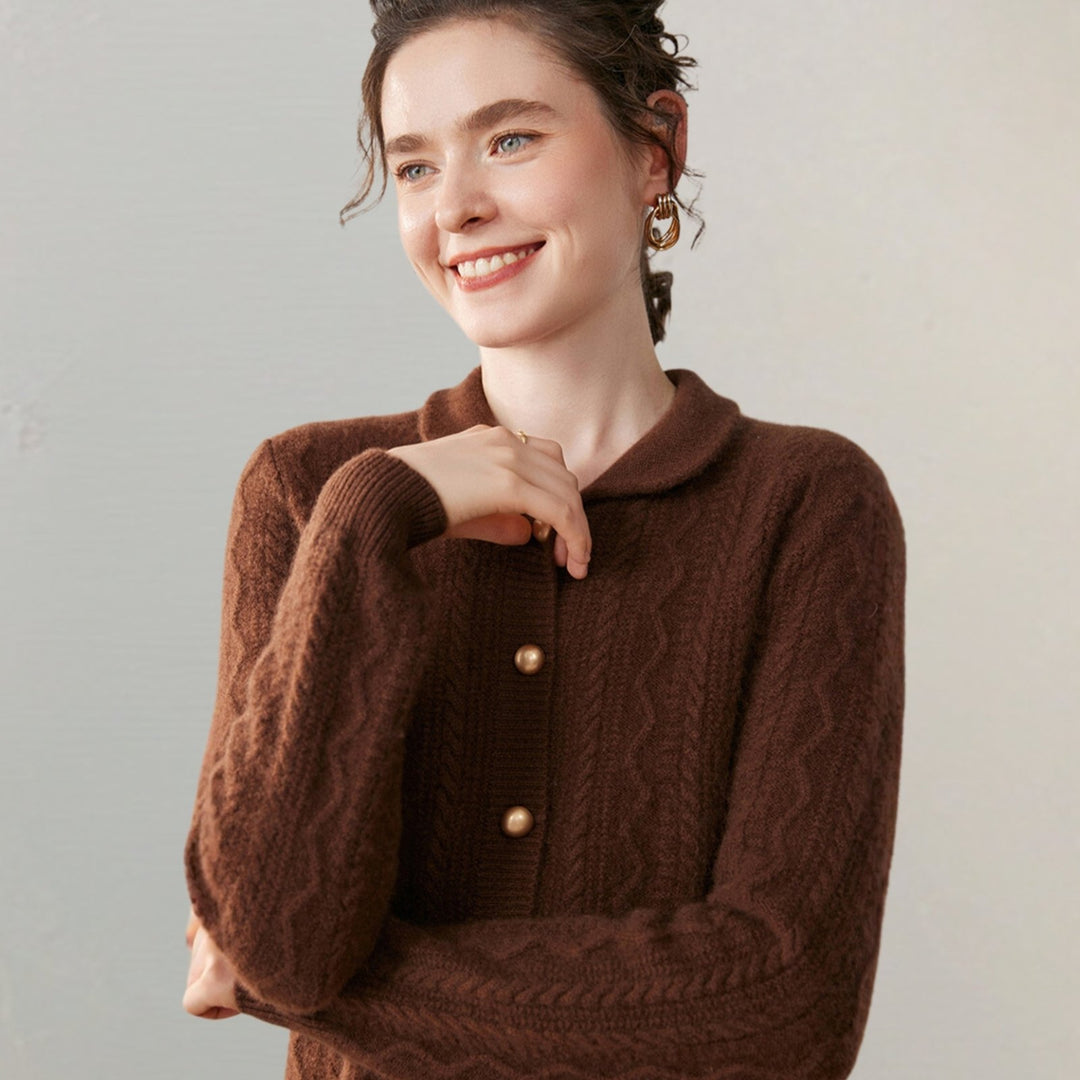 Wavecrest – Cashmere Wool Cardigan - Hilltop Nord