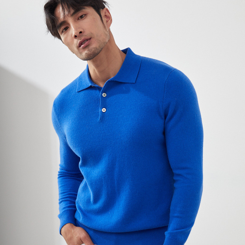 Atlas - Cashmere Polo Sweater