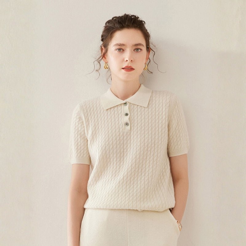 Driftknot – Cashmere Wool Polo - Hilltop Nord