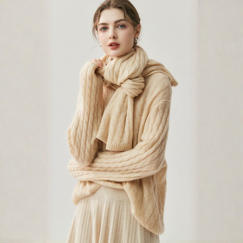 Crestwarp – Cashmere Wool Scarf - Hilltop Nord