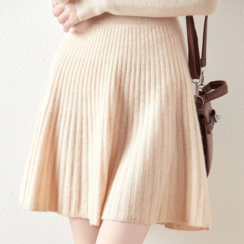 Heatherway – Cashmere Wool Skirt - Hilltop Nord