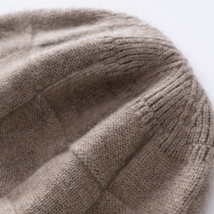 Quillridge – Cashmere Wool Beanie - Hilltop Nord