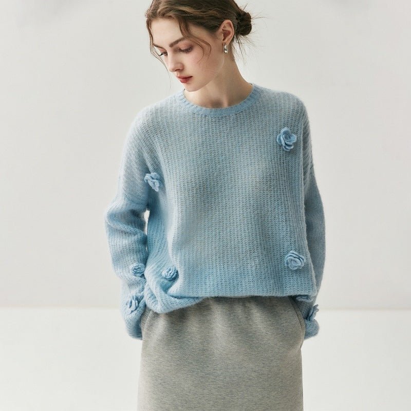 Frostpetal – Cashmere Wool Sweater - Hilltop Nord