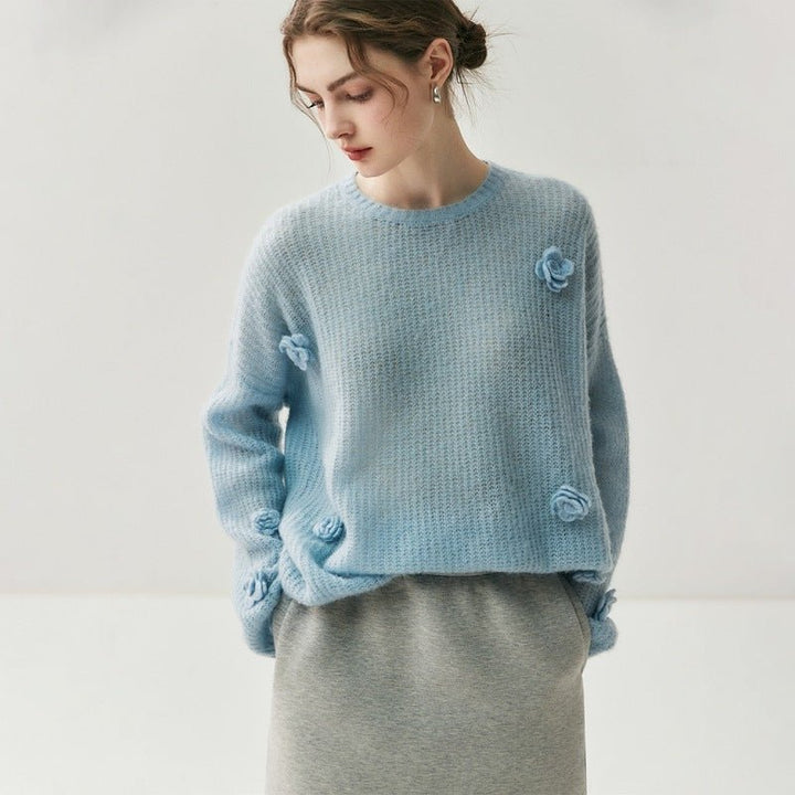 Frostpetal – Cashmere Wool Sweater - Hilltop Nord