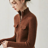 Calista – Cashmere Wool Cardigan - Hilltop Nord