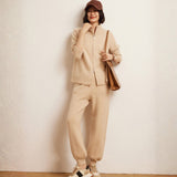 Crestflow – Cashmere Wool Zip Cardigan - Hilltop Nord