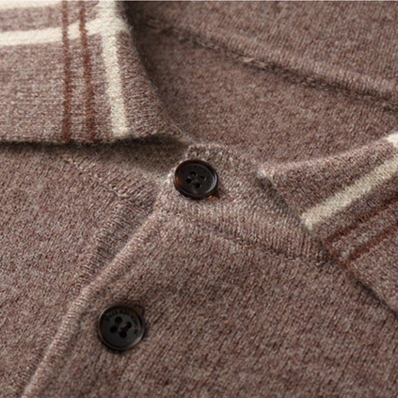 Barron – Wool Polo Sweater - Hilltop Nord