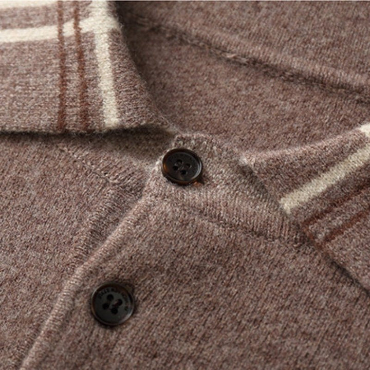 Barron – Wool Polo Sweater - Hilltop Nord