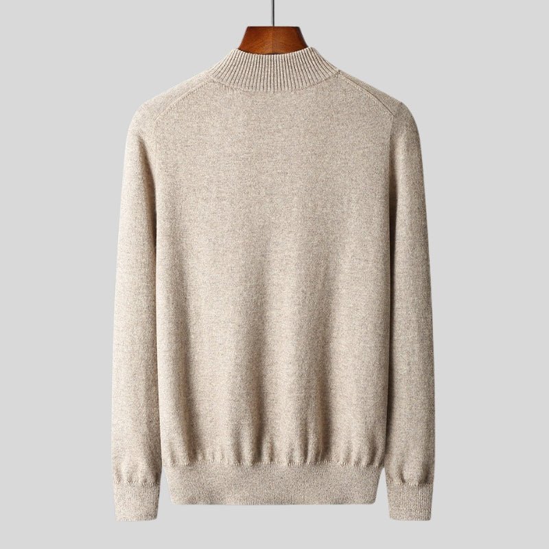 Stellan – Wool Half - Zip Sweater - Hilltop Nord