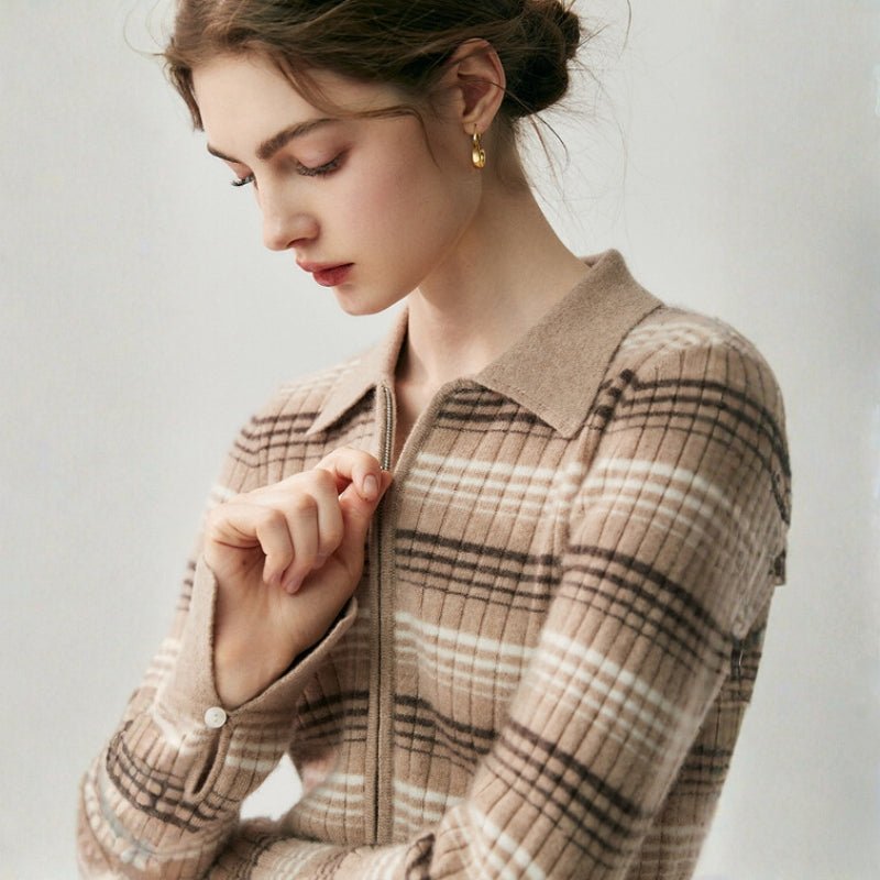 Hearthline – Cashmere Wool Cardigan - Hilltop Nord