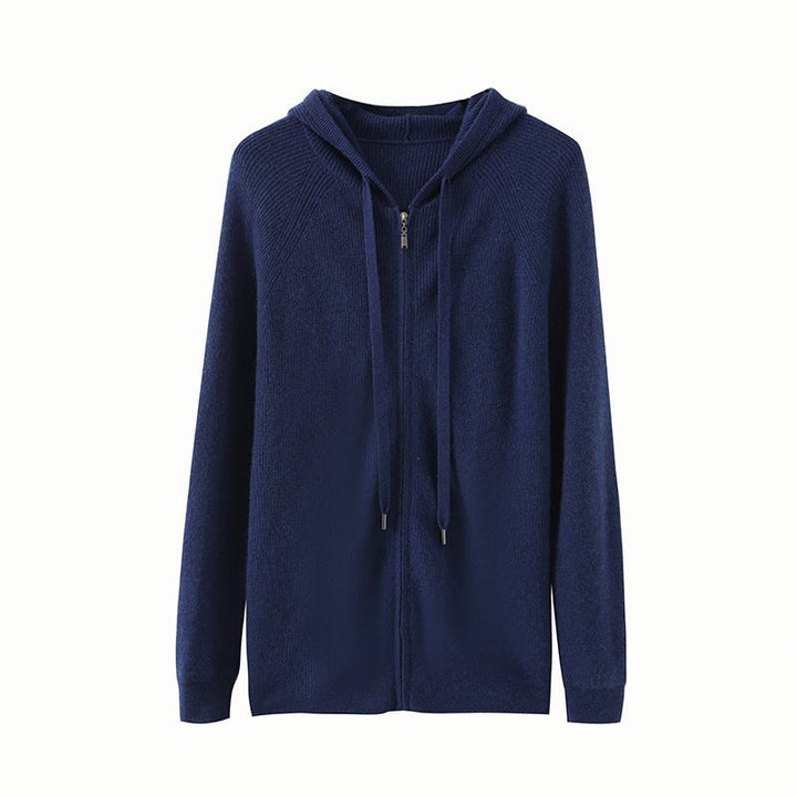 Bluecliff – Cashmere Wool Hoodie - Hilltop Nord