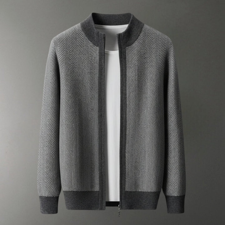 LoomTrail – Wool Cardigan - Hilltop Nord