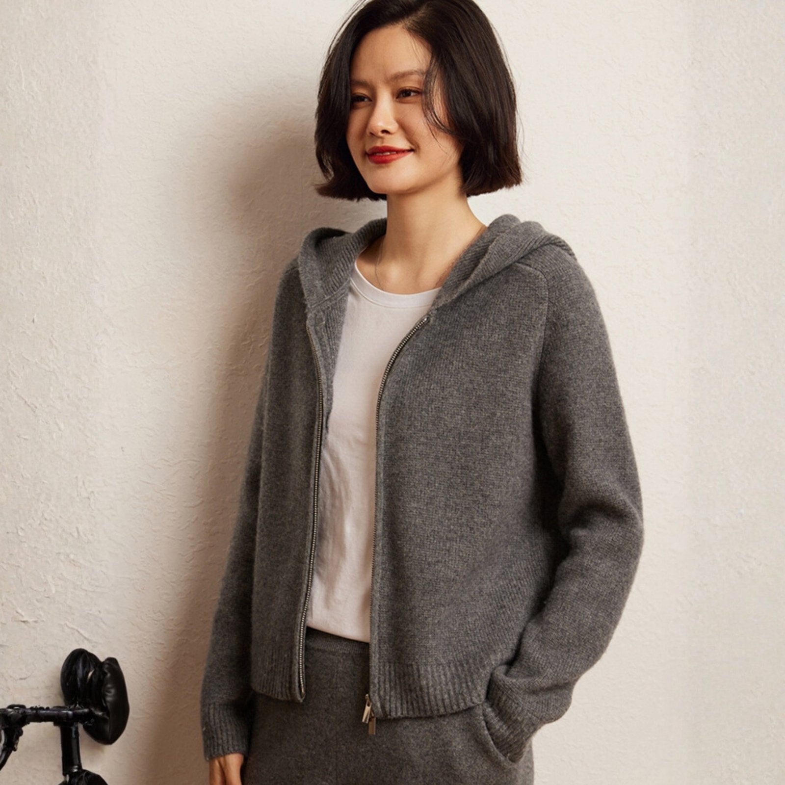 Emberidge – Cashmere Wool Hoodie - Hilltop Nord