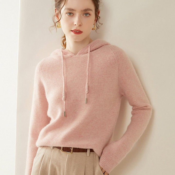 Fiora – Cashmere Hoodie - Hilltop Nord