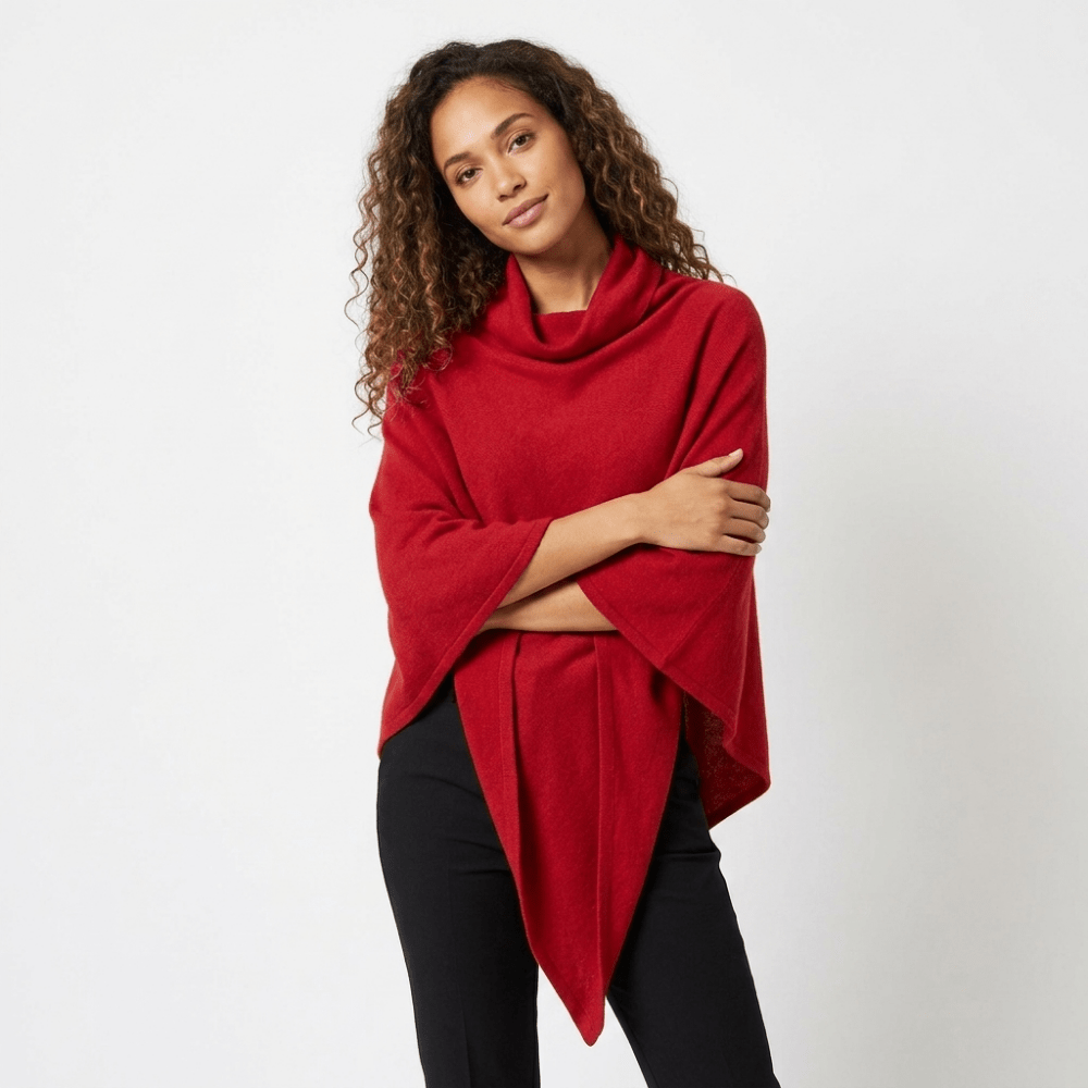 Velora - Merino Poncho - Hilltop Nord