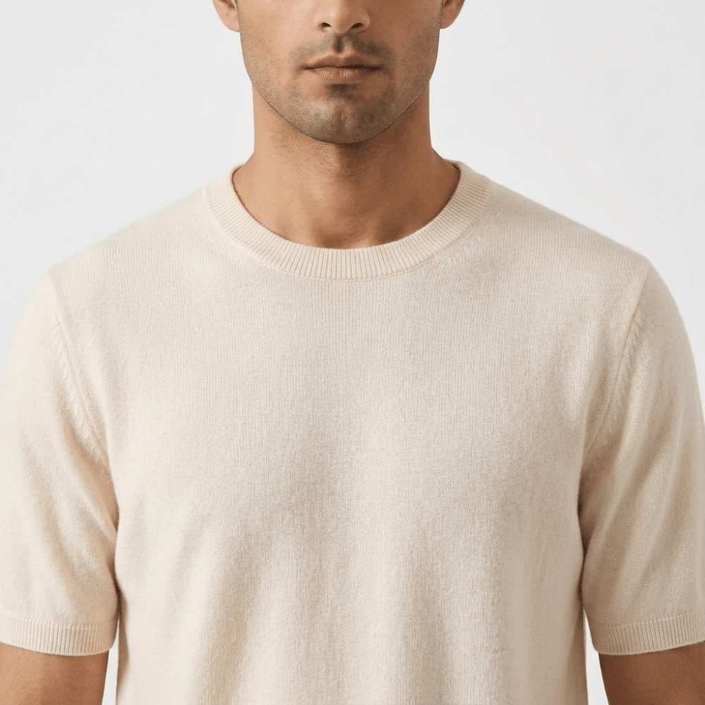 Merino Wool Crewneck Tee - Hilltop Nord