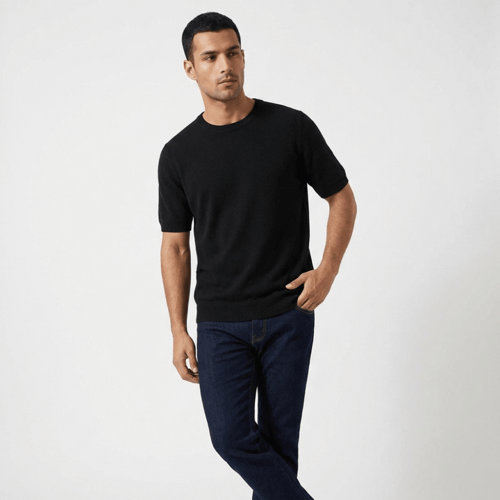 Merino Wool Crewneck Tee - Hilltop Nord