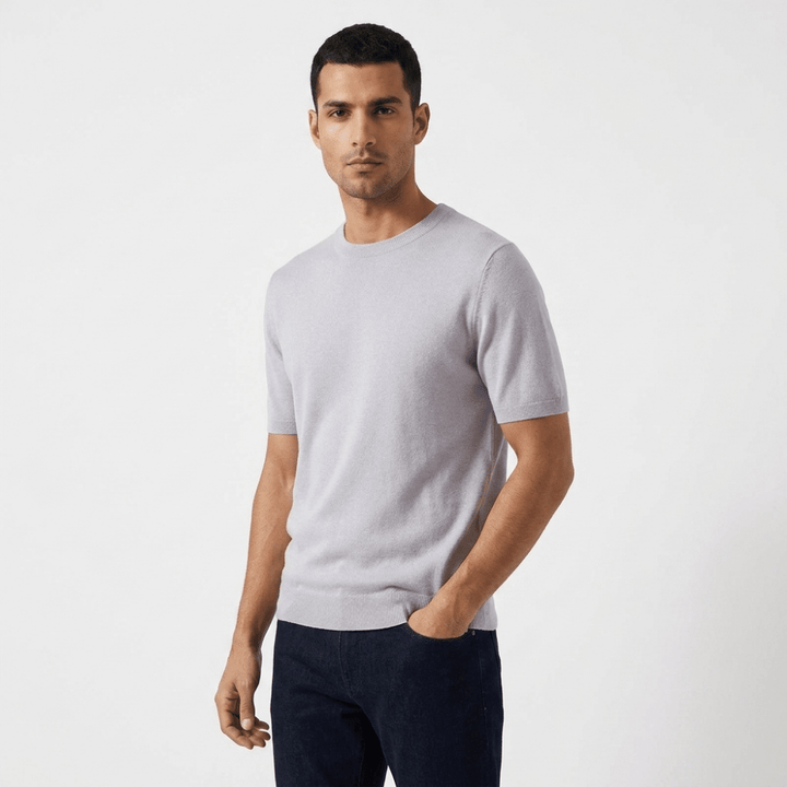 Merino Wool Crewneck Tee - Hilltop Nord