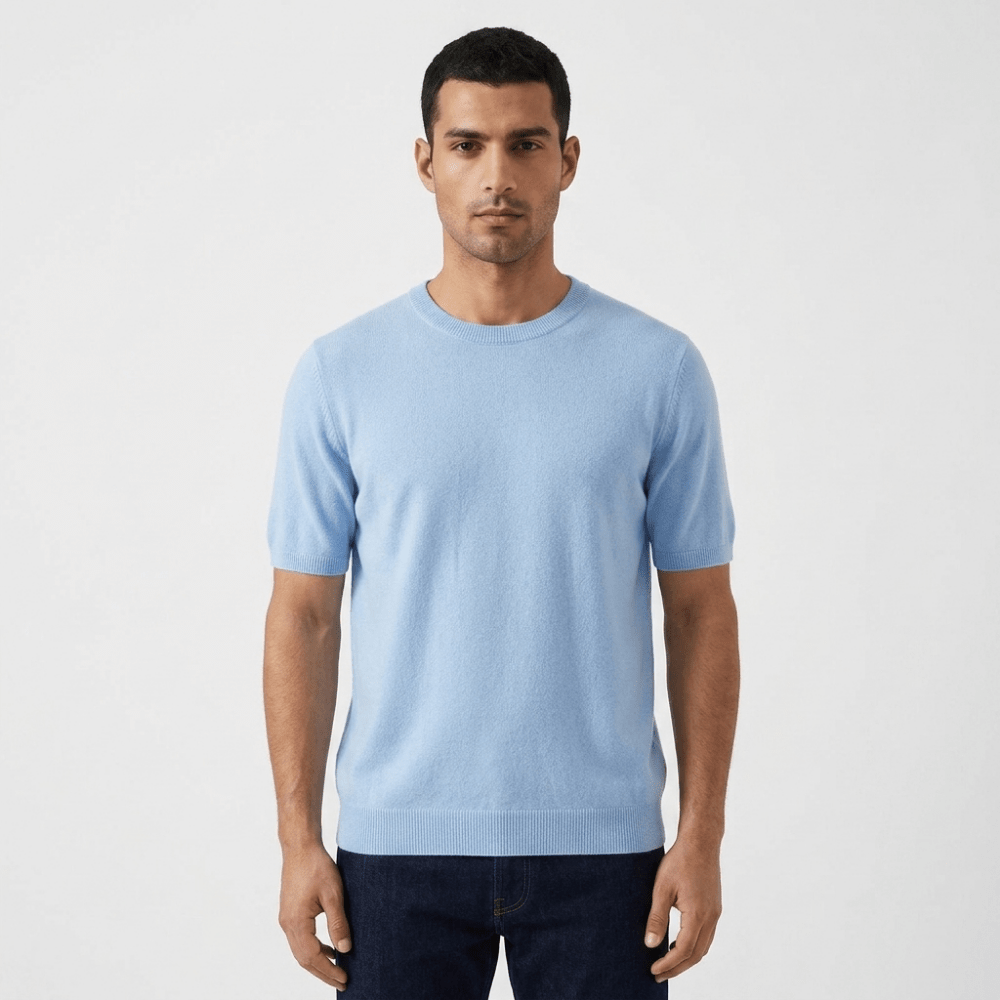 Merino Wool Crewneck Tee - Hilltop Nord