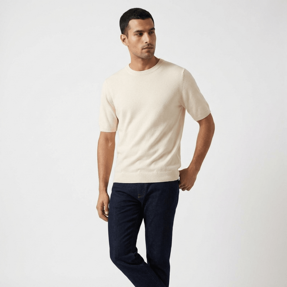 Merino Wool Crewneck Tee - Hilltop Nord