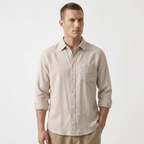 Coastline - Linen Button-Up - Hilltop Nord