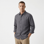 Coastline - Linen Button-Up - Hilltop Nord