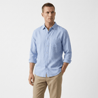 Coastline - Linen Button-Up - Hilltop Nord