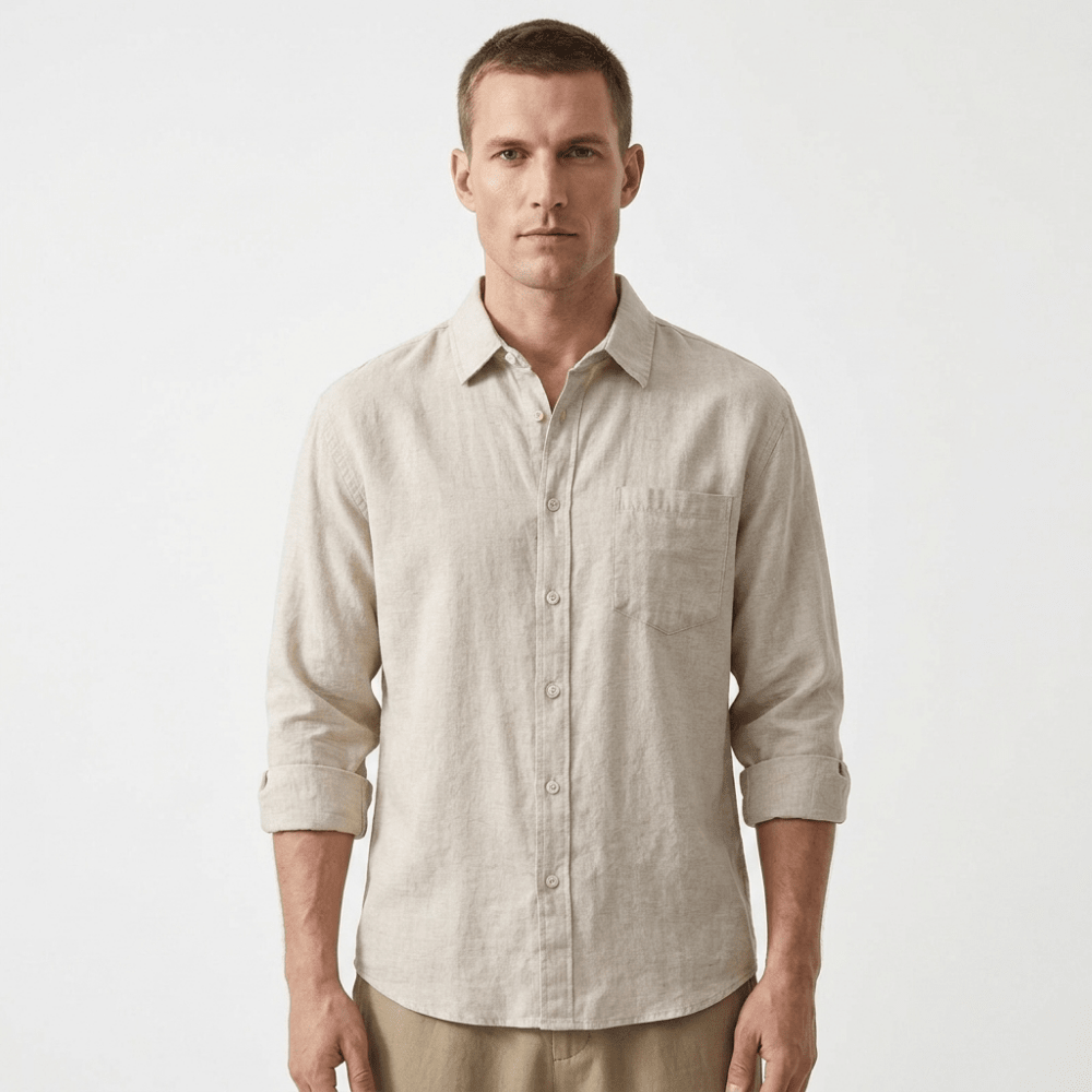 Coastline - Linen Button-Up - Hilltop Nord