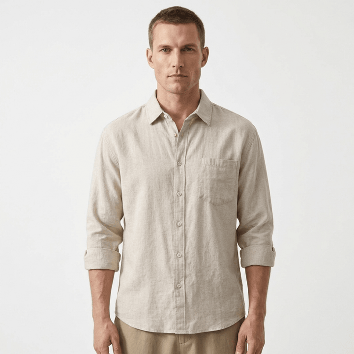Coastline - Linen Button-Up - Hilltop Nord