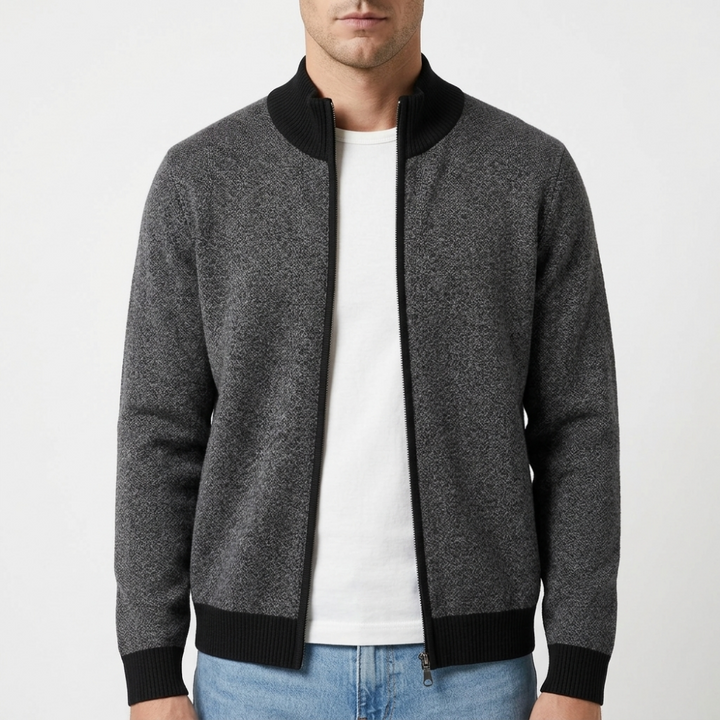 Sterling - Cashmere Wool Zip Jacket