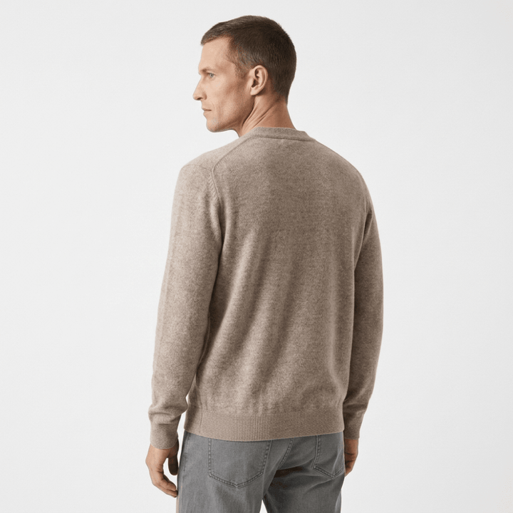 Theo – Wool Knit Polo - Hilltop Nord