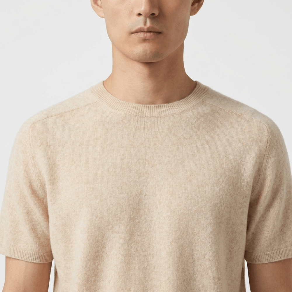 Milo – Wool Knit T-Shirt - Hilltop Nord