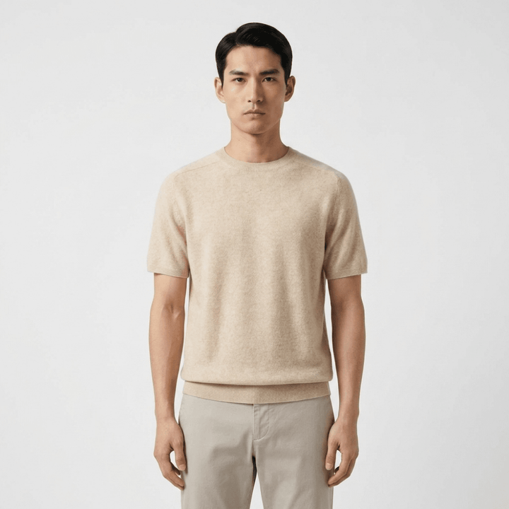 Milo – Wool Knit T-Shirt - Hilltop Nord