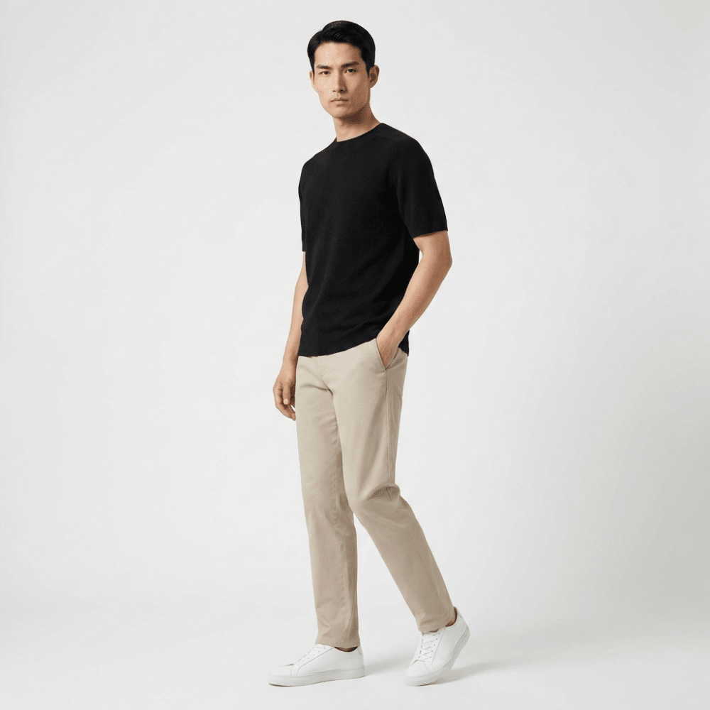 Milo – Wool Knit T-Shirt - Hilltop Nord