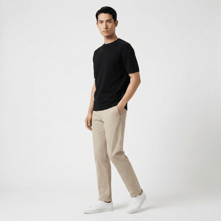 Milo – Wool Knit T-Shirt - Hilltop Nord