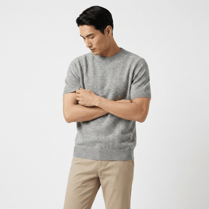 Milo – Wool Knit T-Shirt - Hilltop Nord