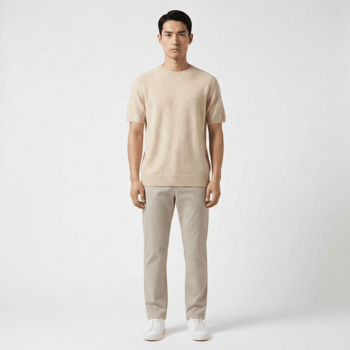 Milo – Wool Knit T-Shirt - Hilltop Nord