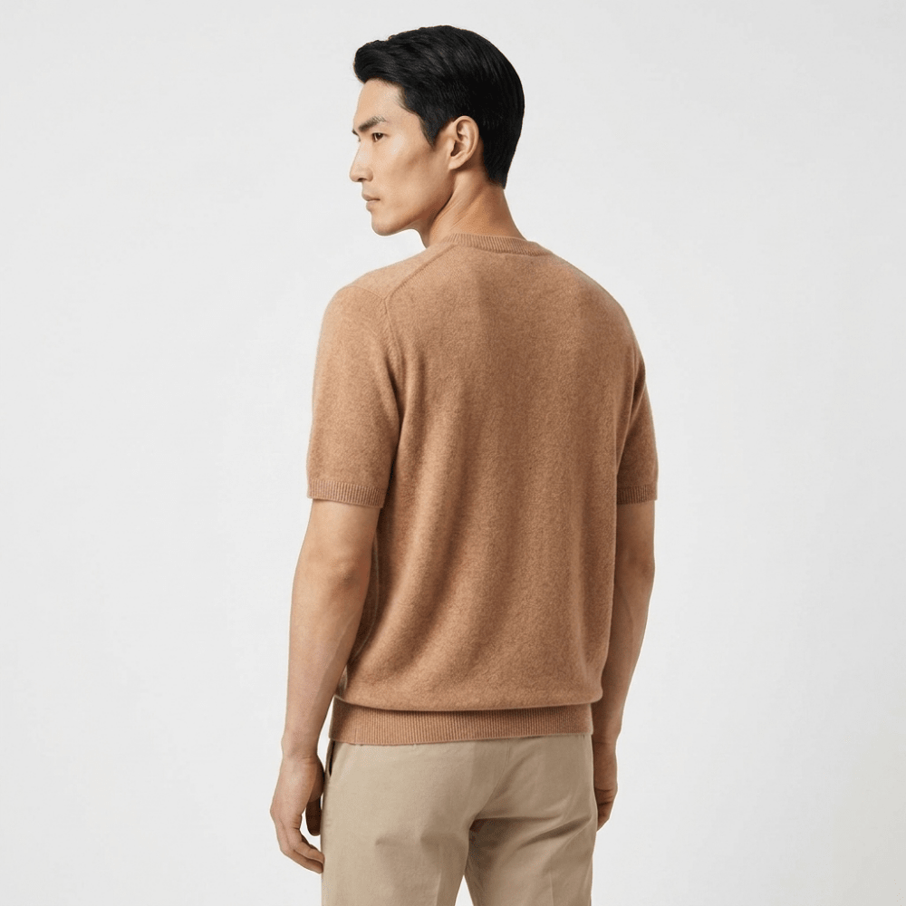 Milo – Wool Knit T-Shirt - Hilltop Nord