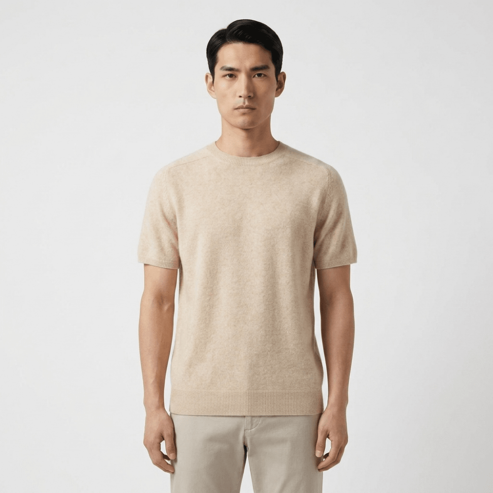 Milo – Wool Knit T-Shirt - Hilltop Nord