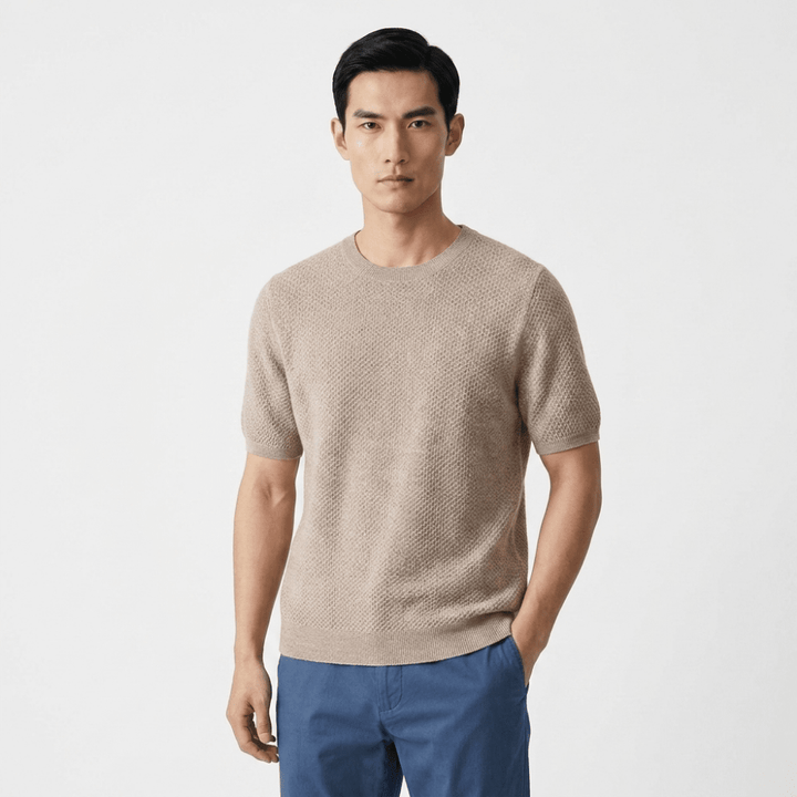 Crestwood - Wool Textured Knit Tee - Hilltop Nord